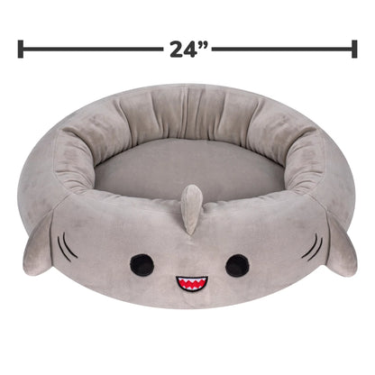 24 Inch Shark Pet Bed - Medium Ultrasoft Official  Plush Pet Bed