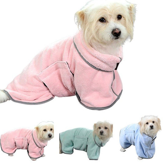 Quick-Drying Pet Absorbent Towel Dog Bathrobe Pet Dog Bath Towel for Dogs Cats Microfiber Absorbent Pet Drying Towel Pet Supplies Pet Products